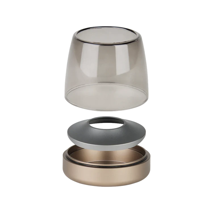 Create a cozy and elegant atmosphere with the Kooduu Glow 10 candle holder - a safer and more durable alternative to traditional candles. Perfectly compatible with the Shine LED candle by Kooduu, this high-end candle holder comes in a range of colors to fit any decor.