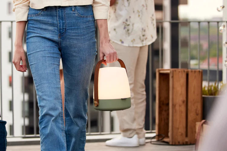 Bring the cozy vibes with the Kooduu Lite-up! This Danish-designed LED lamp features 4 warm white light intensity settings and a compact and portable design, making it the perfect addition to any interior or outdoor space. With its rechargeable battery and adjustable light, you can set the mood wherever you are, from your living room to your camping trip.