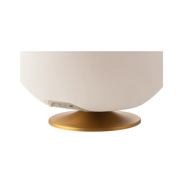 The Kooduu Sphere is the new design icon that will elevate your home decor. Created in collaboration with Jacob Jensen Design, this stylish drinks cooler and speaker lamp features dimmable light, balanced sound, and a premium Brushed Steel or Brass stand.