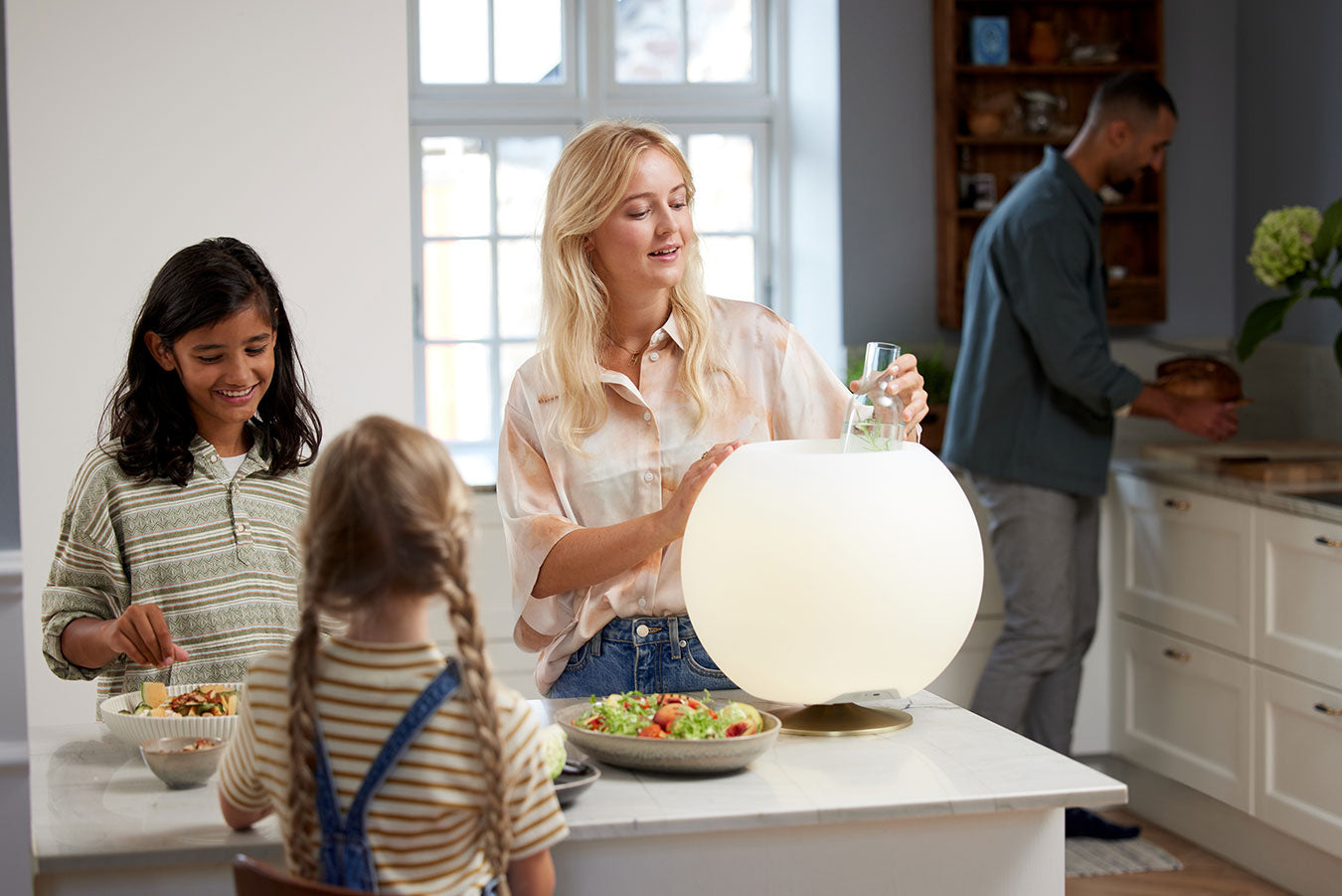 Take your entertainment to the next level with the Kooduu Sphere - the ultimate all-in-one device featuring a stylish Bluetooth speaker, a dimmable LED light, and a built-in drink holder. Its sleek design and customizable features make it the perfect companion for any occasion, from cozy nights into lively gatherings.