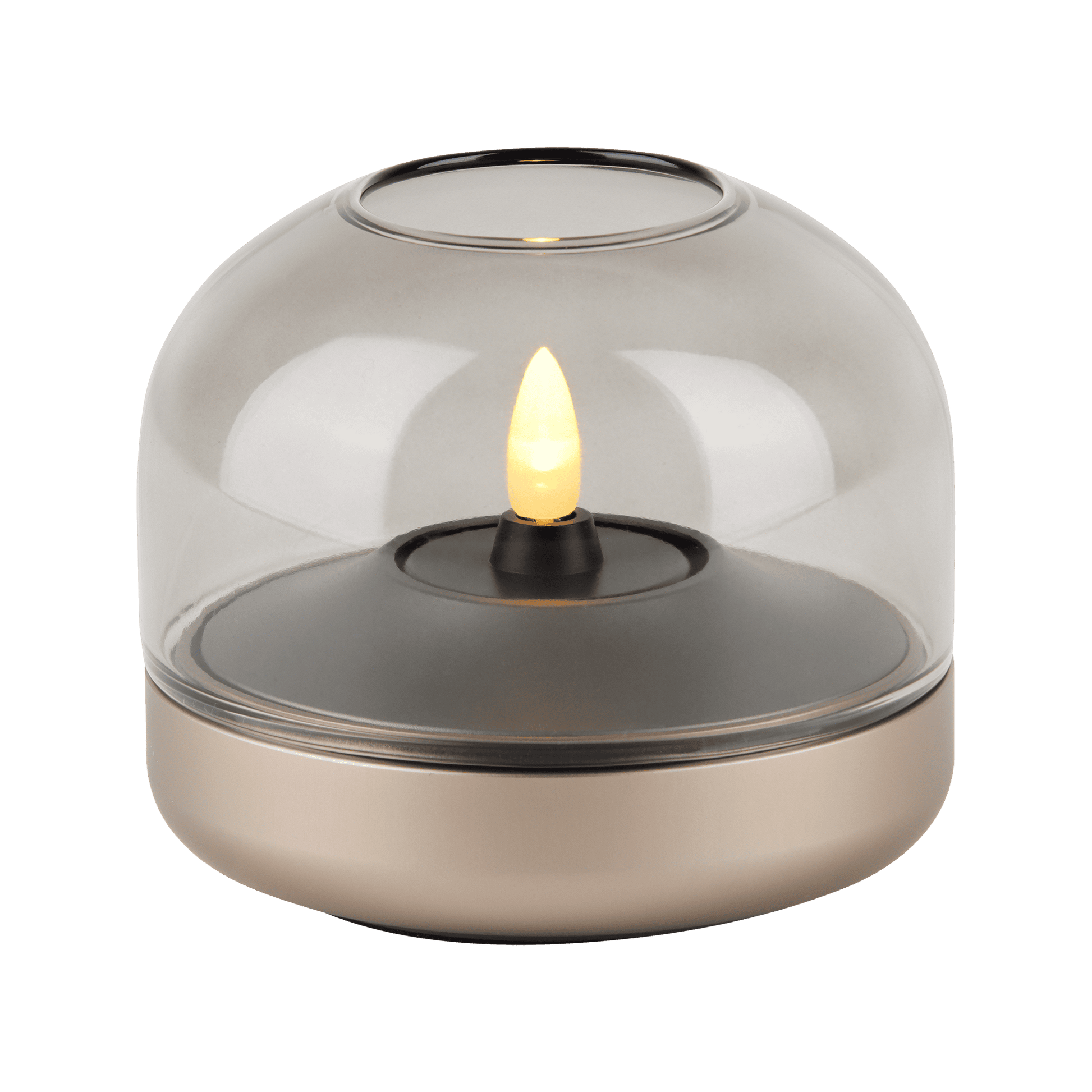 Kooduu Glow 08 Portable LED Flameless Candle in Sepia (Size: ø9 x 8 cm)