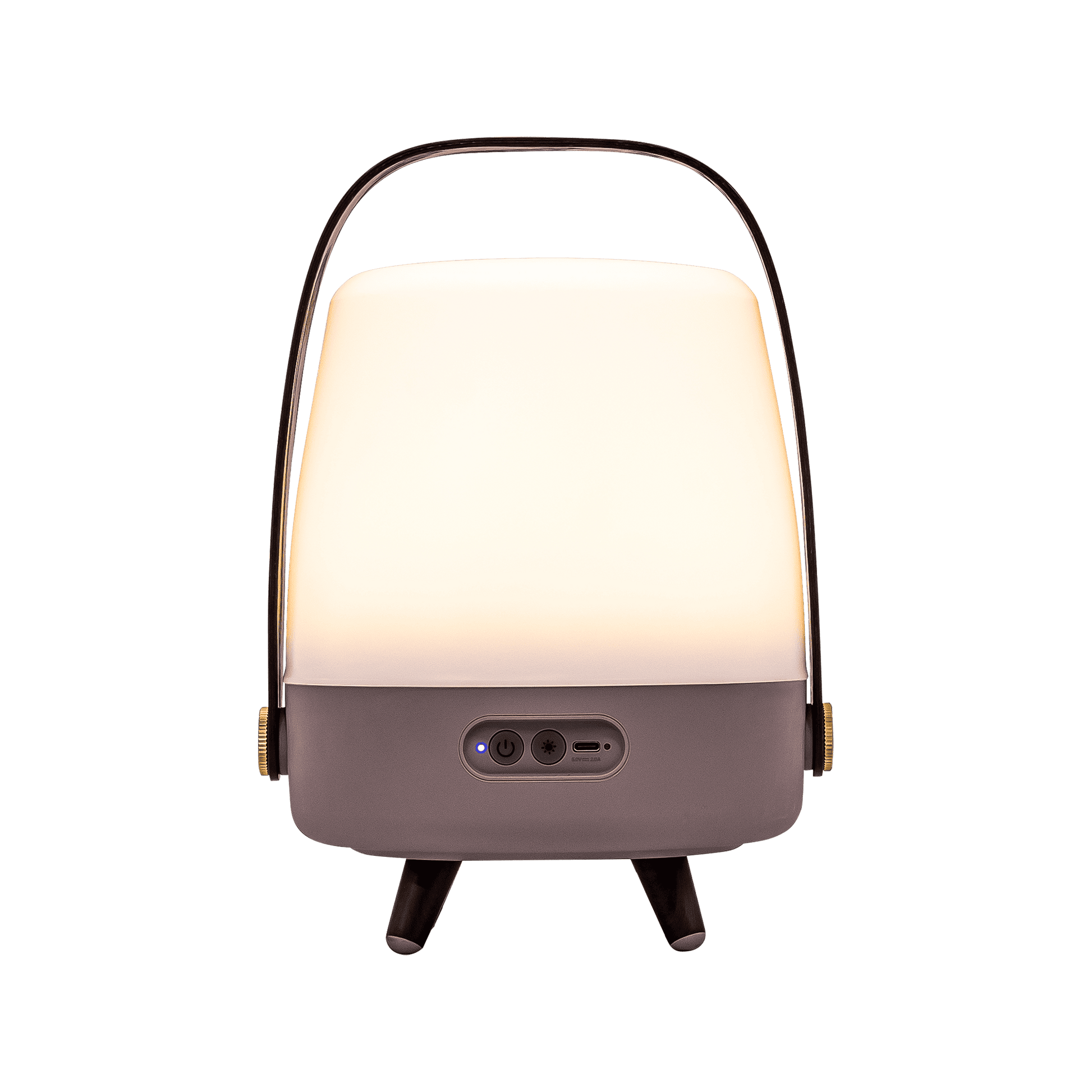 Kooduu Lite-up Play Mini Bluetooth Speaker & Portable LED Lamp in Earth Color