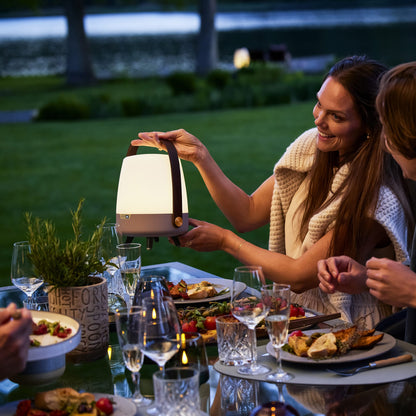 Compact Lite-up Play Mini Earth speaker lamp by Kooduu, featuring JBL audio, ideal for Canadian spaces.