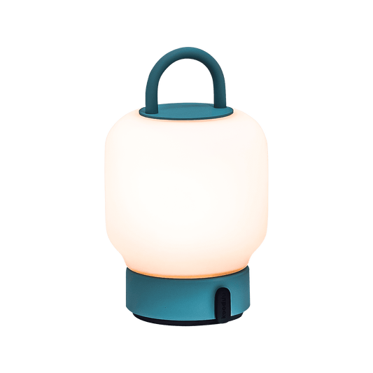 Kooduu Loome Portable LED Lamp in Smokey Teal (Size: ø12 x 21 cm)