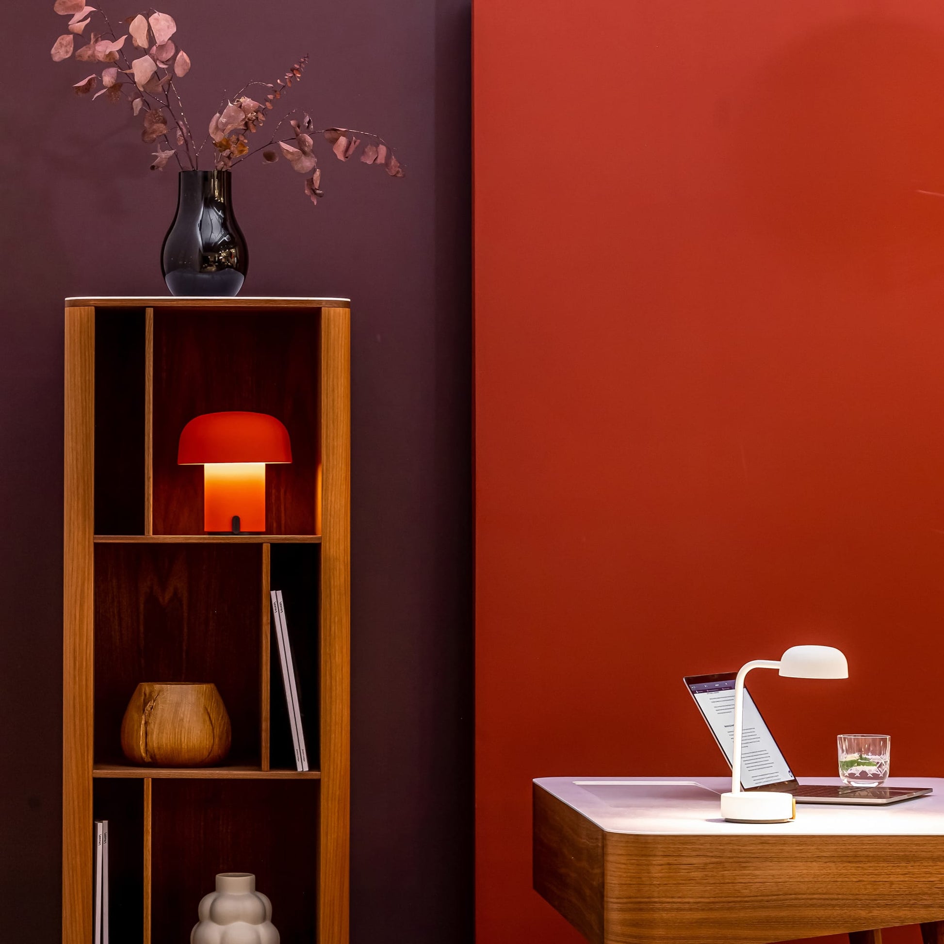 Kooduu's Sensa Orange, a sophisticated, dimmable LED lamp for Canadian decor.