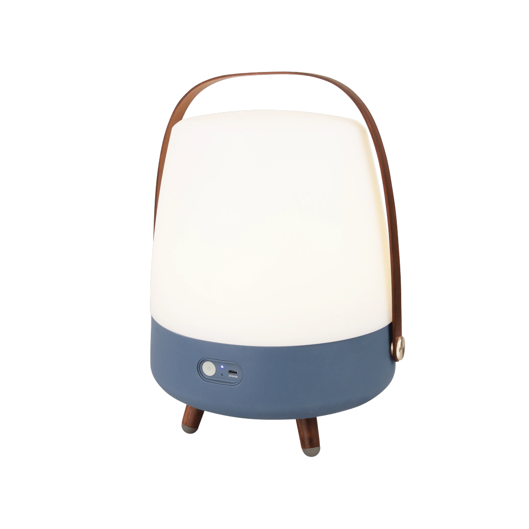 Elevate your interior decor with the Kooduu Lite-up Play Ocean Blue - a stylish speaker lamp that combines warm light and high-quality sound. Its sleek Nordic design blends seamlessly with any decor, making it the perfect addition to your living space. Available in Canada.