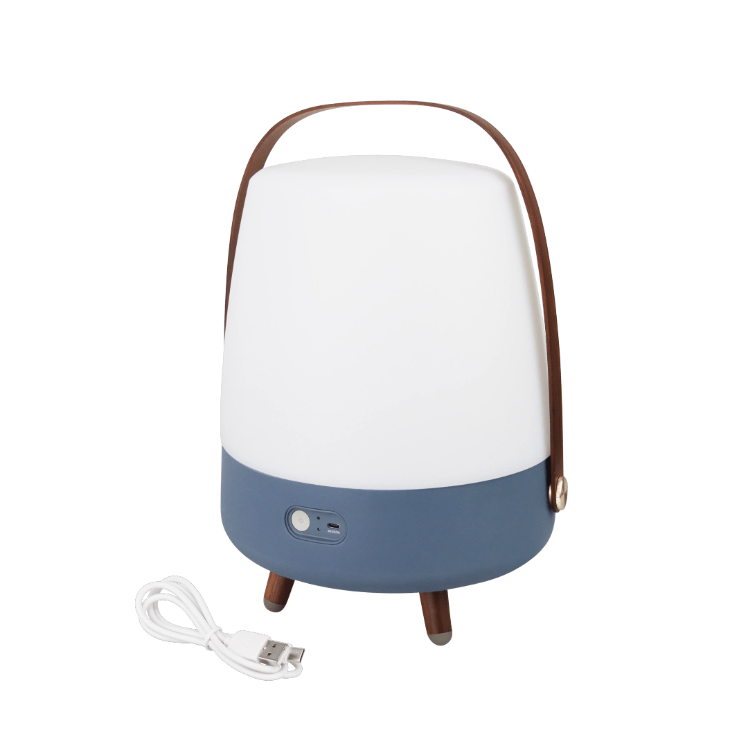 Bring superior audio and lighting to your home with the Kooduu Lite-up Play Ocean Blue. Boasting a stunning Nordic design, warm light, and high-quality sound, this speaker lamp can transform any space into a comfortable and inviting haven. Order now and enjoy fast shipping to Canada.